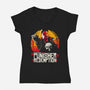 Punisher Redemption-Womens-V-Neck-Tee-teesgeex
