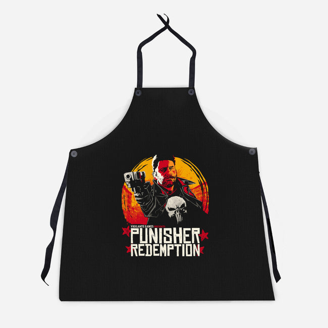Punisher Redemption-Unisex-Kitchen-Apron-teesgeex