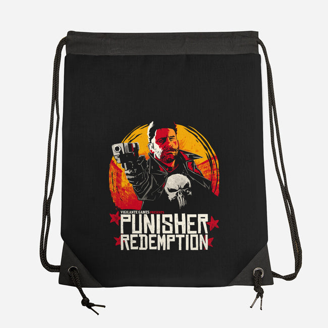 Punisher Redemption-None-Drawstring-Bag-teesgeex
