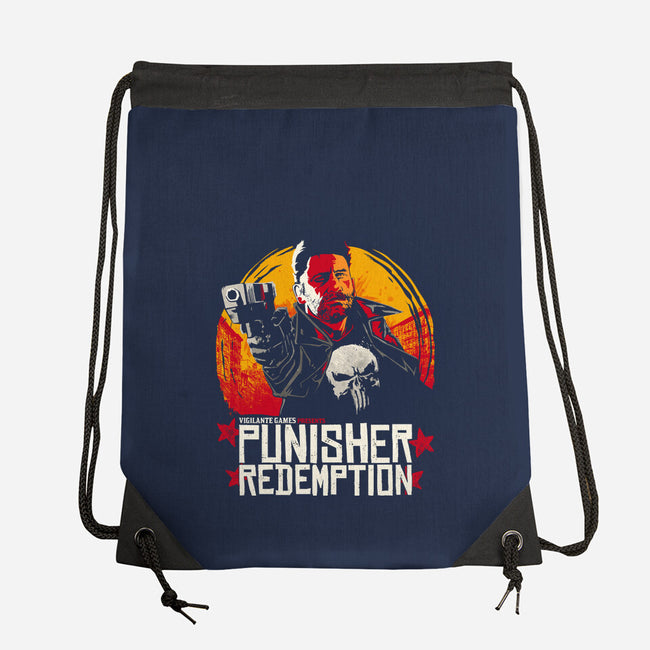 Punisher Redemption-None-Drawstring-Bag-teesgeex