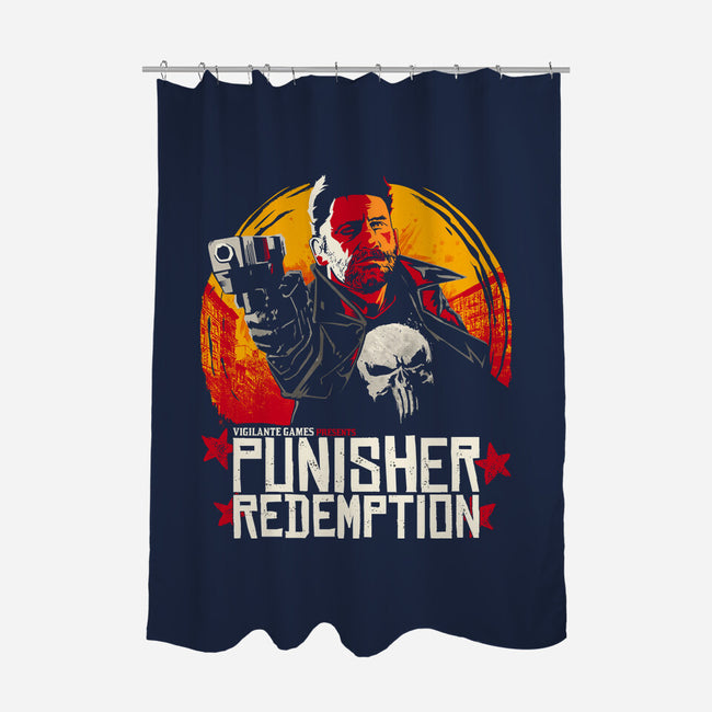 Punisher Redemption-None-Polyester-Shower Curtain-teesgeex