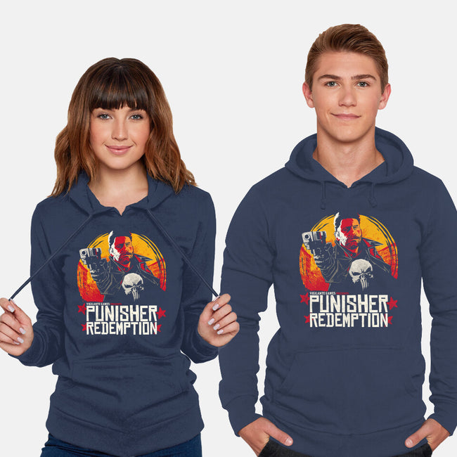 Punisher Redemption-Unisex-Pullover-Sweatshirt-teesgeex