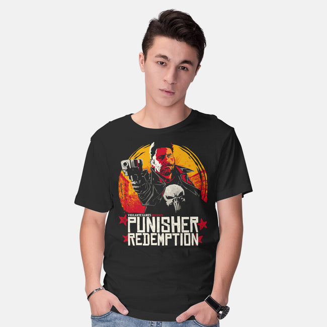Punisher Redemption-Mens-Basic-Tee-teesgeex