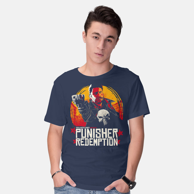 Punisher Redemption-Mens-Basic-Tee-teesgeex