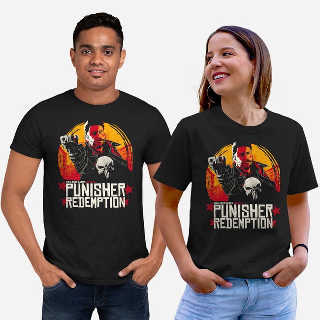 Punisher Redemption-Unisex-Basic-Tee-teesgeex