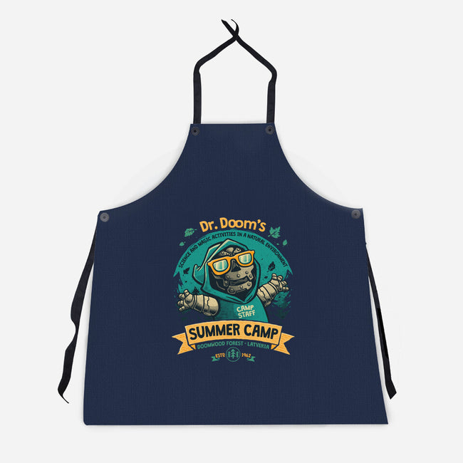 Doom Summer Camp-Unisex-Kitchen-Apron-teesgeex
