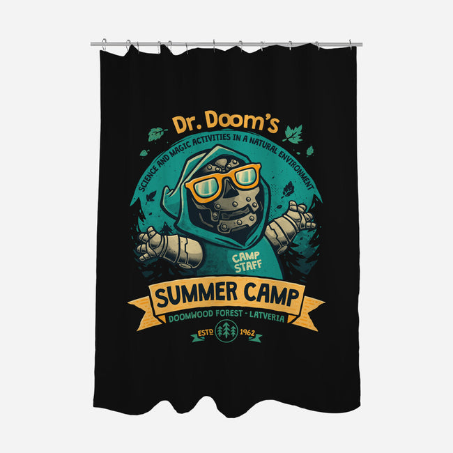 Doom Summer Camp-None-Polyester-Shower Curtain-teesgeex