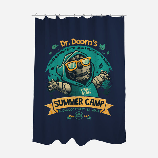 Doom Summer Camp-None-Polyester-Shower Curtain-teesgeex