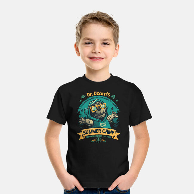 Doom Summer Camp-Youth-Basic-Tee-teesgeex