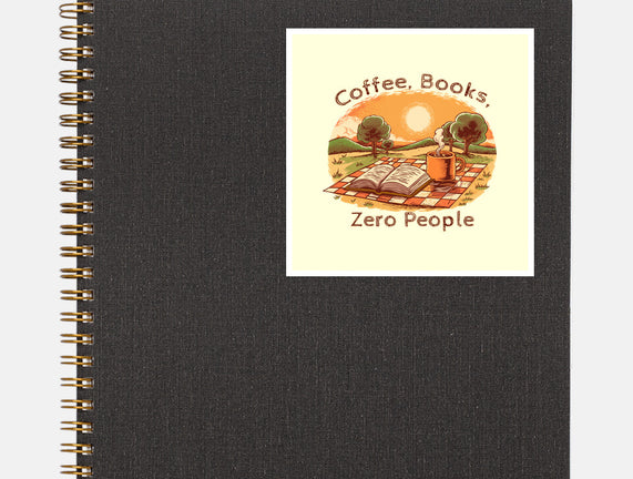 Coffee Books And Zero People