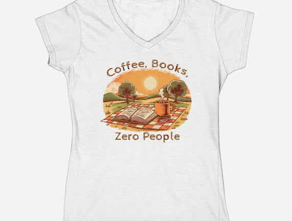 Coffee Books And Zero People
