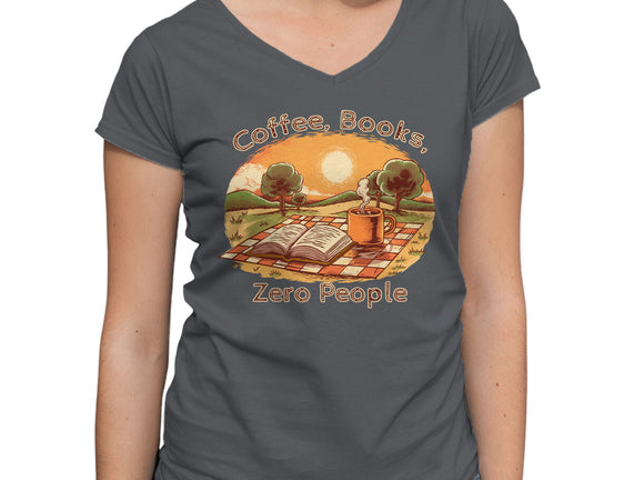 Coffee Books And Zero People