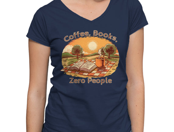 Coffee Books And Zero People