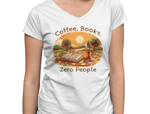 Coffee Books And Zero People
