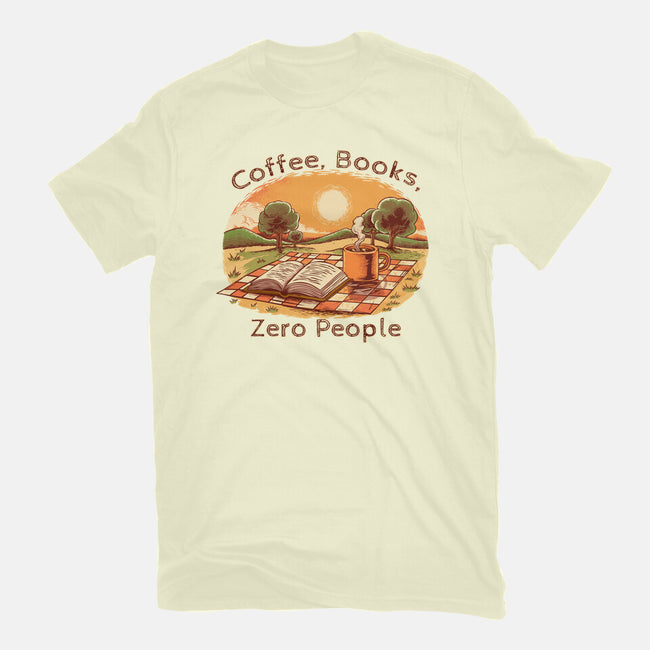 Coffee Books And Zero People-Mens-Premium-Tee-joerawks