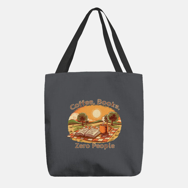 Coffee Books And Zero People-None-Basic Tote-Bag-joerawks