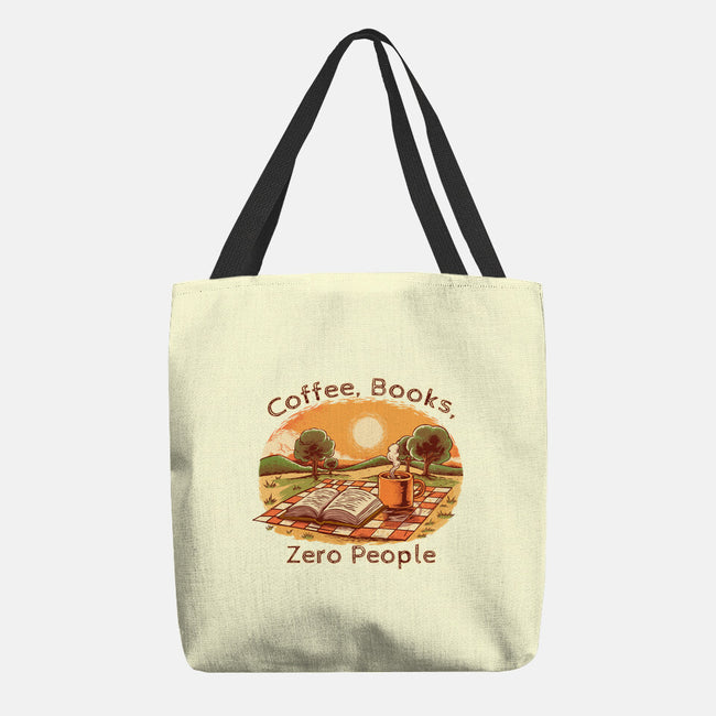 Coffee Books And Zero People-None-Basic Tote-Bag-joerawks
