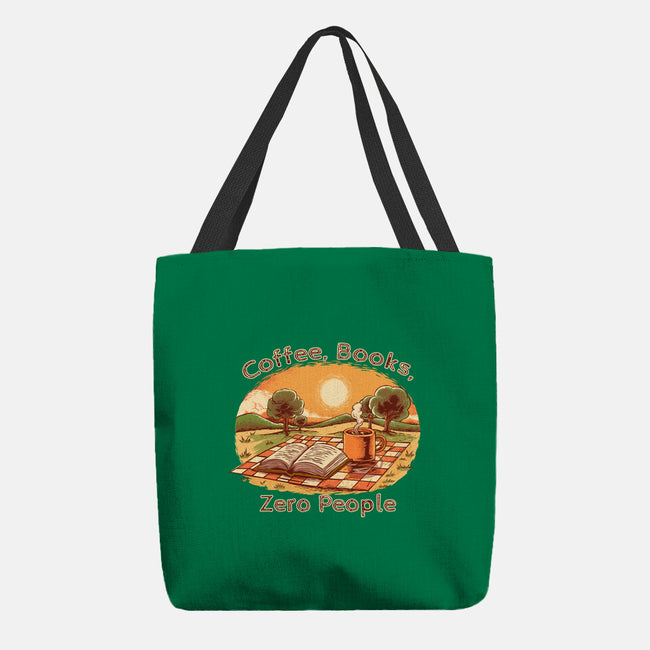 Coffee Books And Zero People-None-Basic Tote-Bag-joerawks