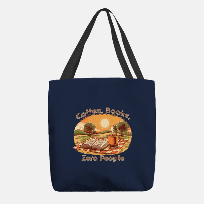 Coffee Books And Zero People-None-Basic Tote-Bag-joerawks