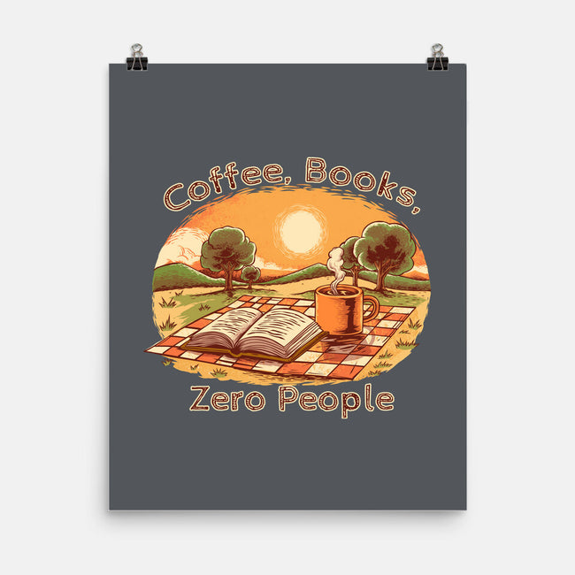 Coffee Books And Zero People-None-Matte-Poster-joerawks