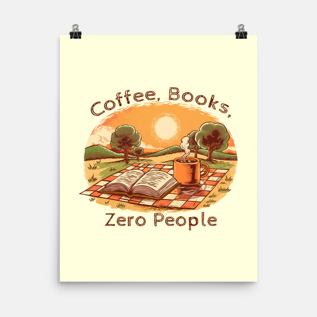 Coffee Books And Zero People-None-Matte-Poster-joerawks