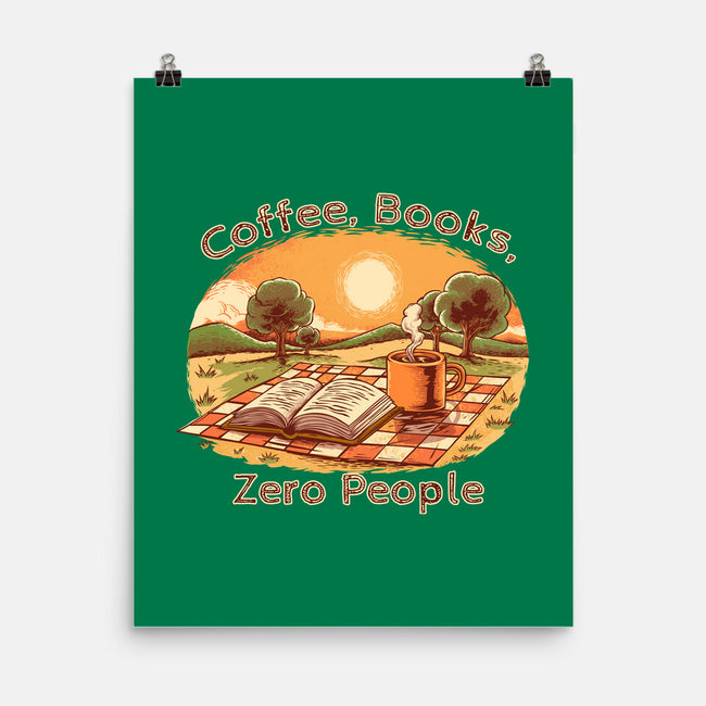 Coffee Books And Zero People-None-Matte-Poster-joerawks