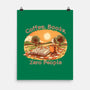 Coffee Books And Zero People-None-Matte-Poster-joerawks