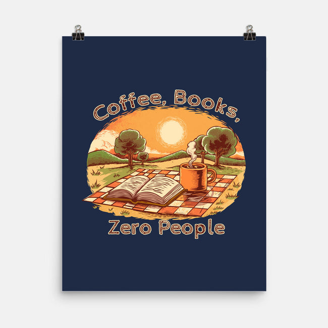 Coffee Books And Zero People-None-Matte-Poster-joerawks