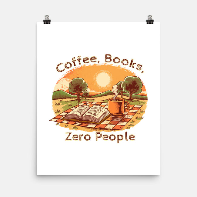 Coffee Books And Zero People-None-Matte-Poster-joerawks