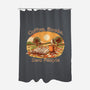 Coffee Books And Zero People-None-Polyester-Shower Curtain-joerawks
