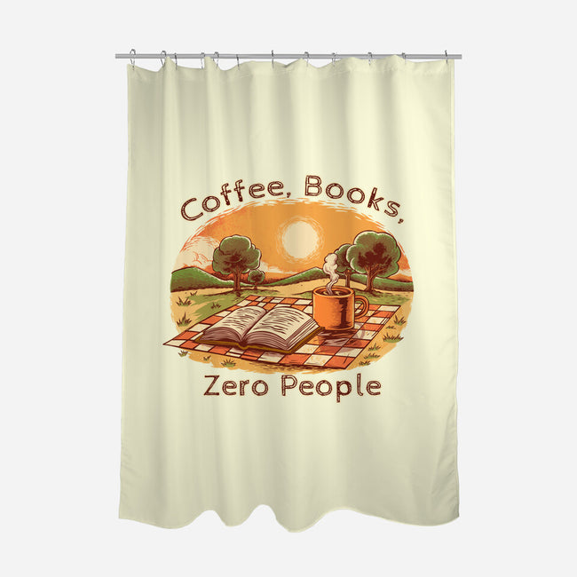 Coffee Books And Zero People-None-Polyester-Shower Curtain-joerawks