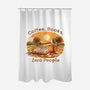 Coffee Books And Zero People-None-Polyester-Shower Curtain-joerawks