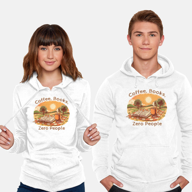 Coffee Books And Zero People-Unisex-Pullover-Sweatshirt-joerawks