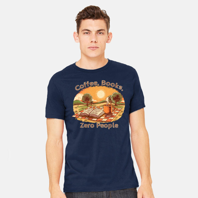 Coffee Books And Zero People-Mens-Heavyweight-Tee-joerawks