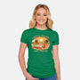 Coffee Books And Zero People-Womens-Fitted-Tee-joerawks