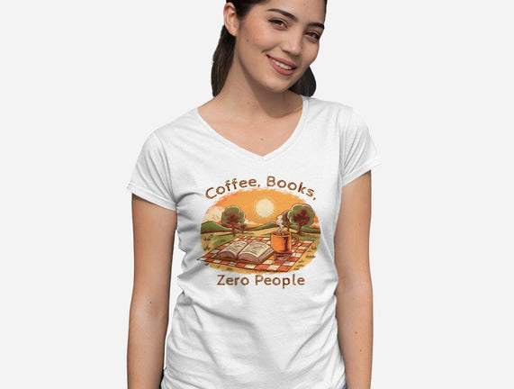 Coffee Books And Zero People