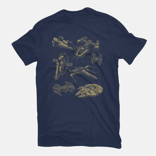 Star Spaceships-Youth-Basic-Tee-xMorfina