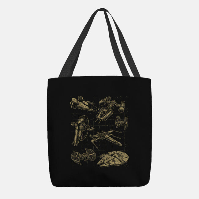 Star Spaceships-None-Basic Tote-Bag-xMorfina