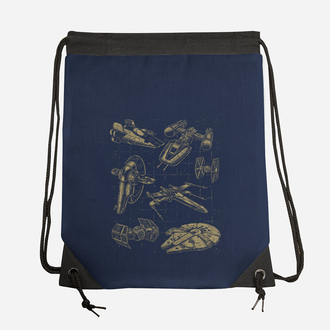 Star Spaceships-None-Drawstring-Bag-xMorfina