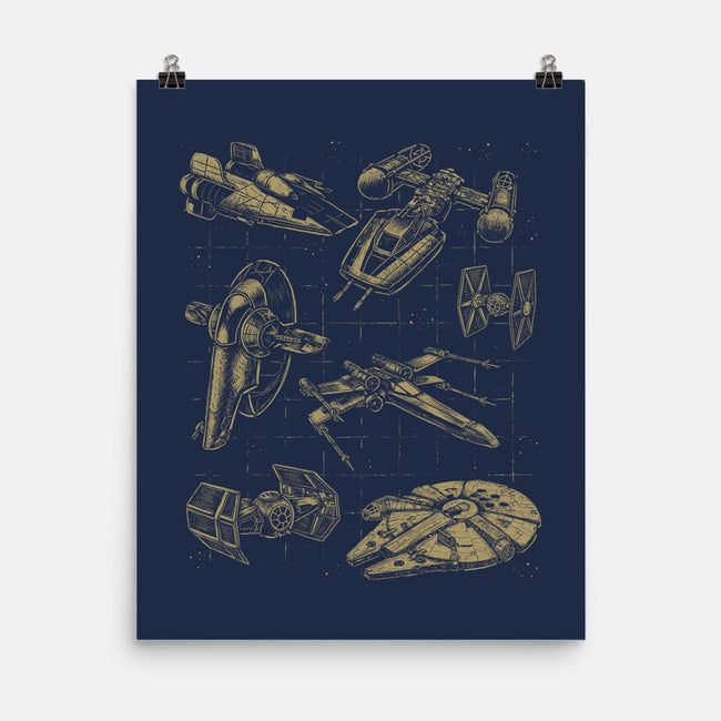 Star Spaceships-None-Matte-Poster-xMorfina