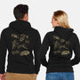 Star Spaceships-Unisex-Zip-Up-Sweatshirt-xMorfina