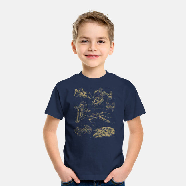 Star Spaceships-Youth-Basic-Tee-xMorfina