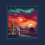 Starry Sunsets-Mens-Long Sleeved-Tee-kg07