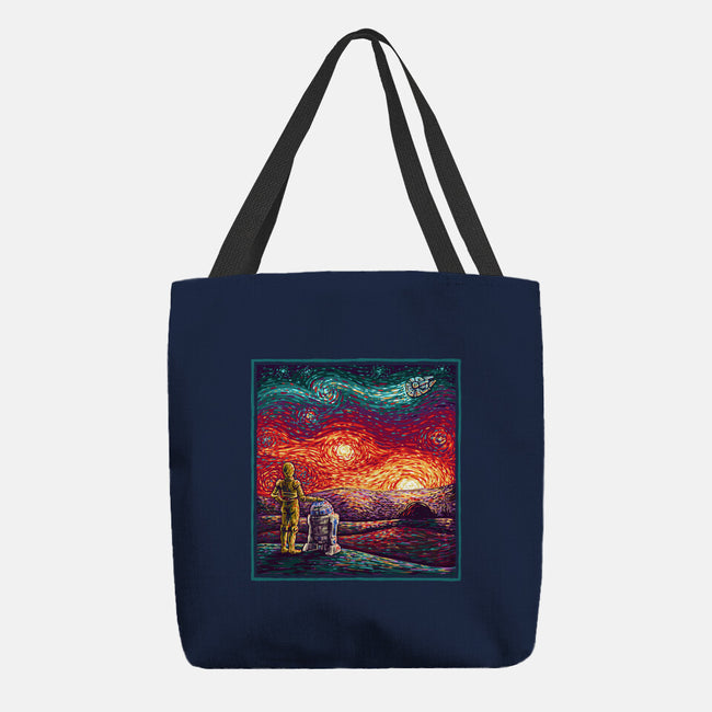 Starry Sunsets-None-Basic Tote-Bag-kg07