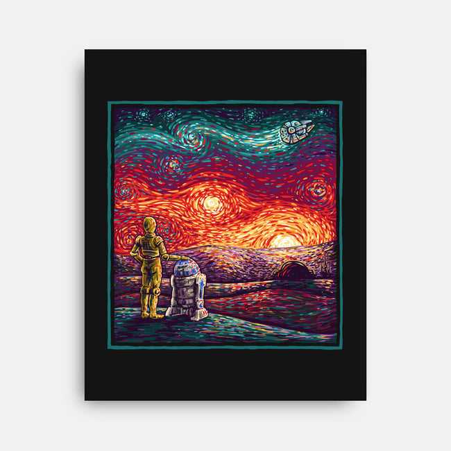 Starry Sunsets-None-Stretched-Canvas-kg07