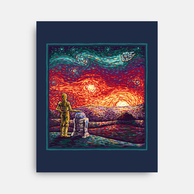Starry Sunsets-None-Stretched-Canvas-kg07