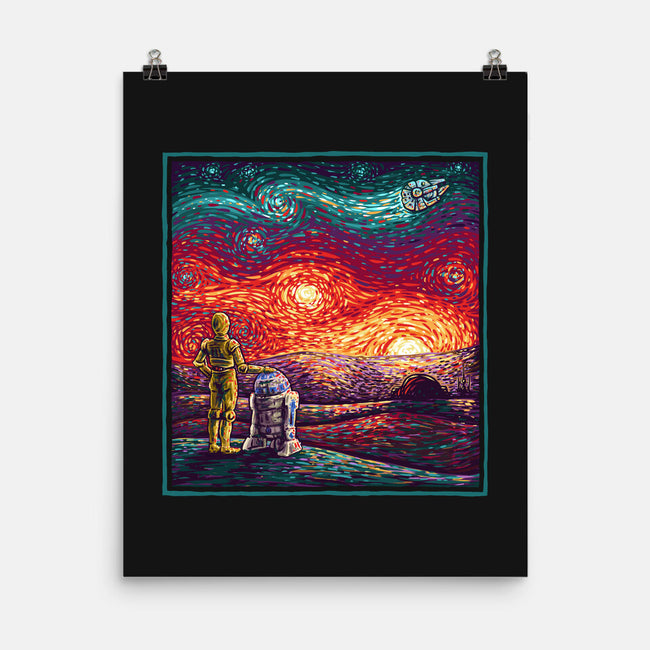 Starry Sunsets-None-Matte-Poster-kg07