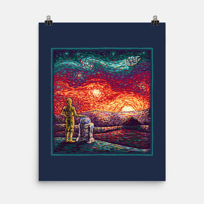 Starry Sunsets-None-Matte-Poster-kg07