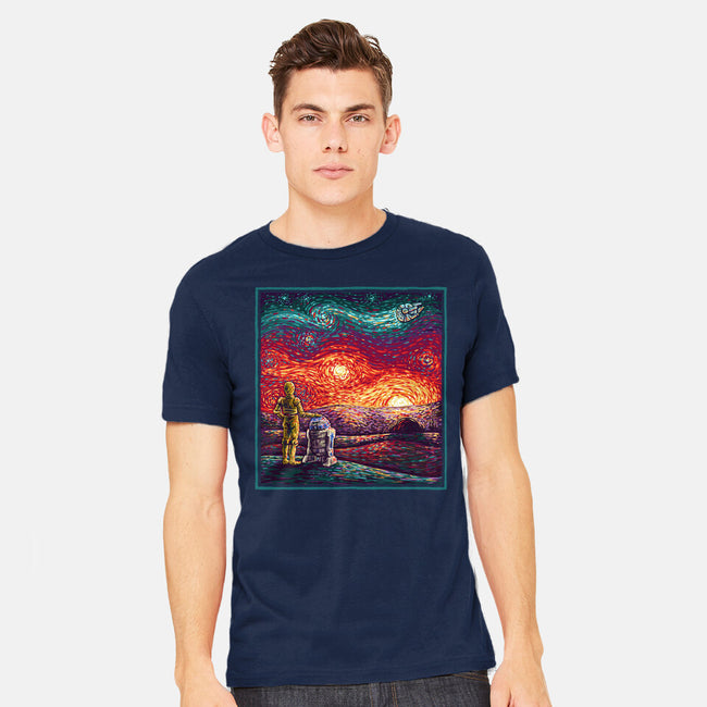 Starry Sunsets-Mens-Heavyweight-Tee-kg07
