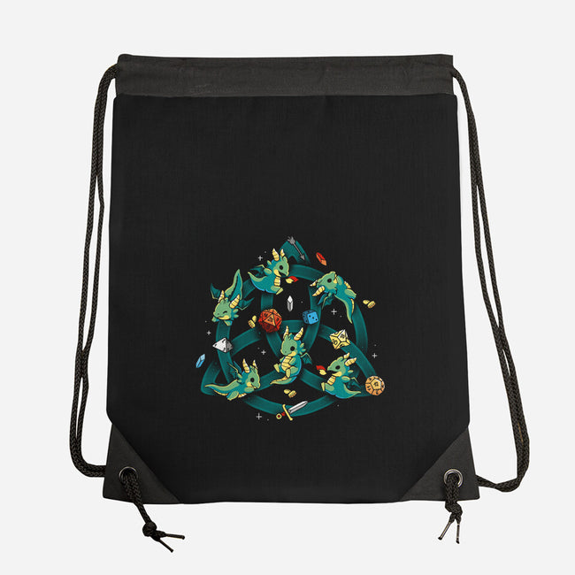 Celtic Dragon-None-Drawstring-Bag-Vallina84